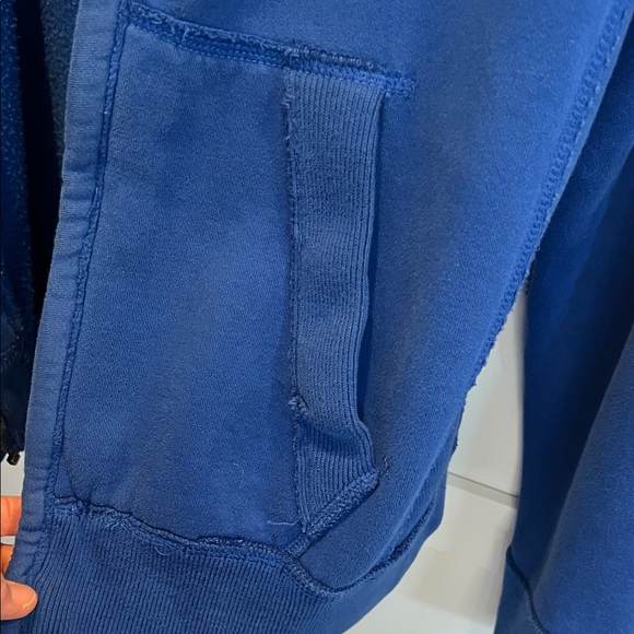 Abercrombie & Fitch Men's Muscle Fit Full-Zip Hoodie Royal Blue Size M - Picture 6 of 9